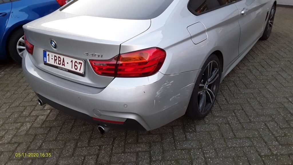 kapotte bumper